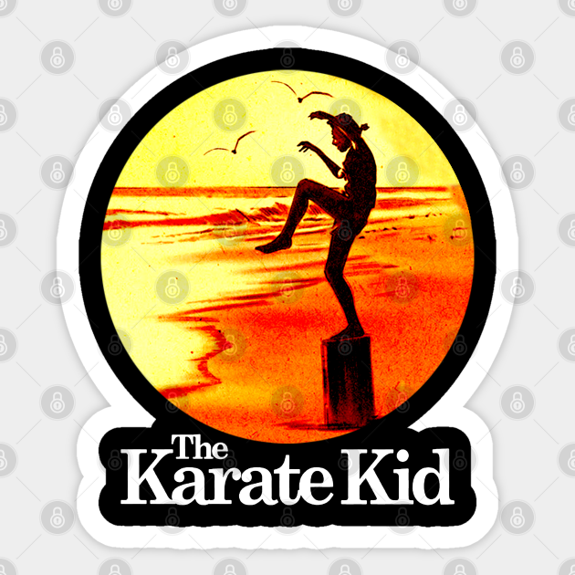 Retro Karate Kid Karate Kid Sticker TeePublic